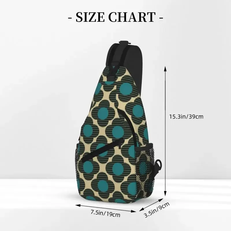 sacs à bandoulière orla kiely multi stem flowers pour voyage, randonnée, hommes et femmes, sac à dos portable, sac de poitrine, sac à bandoulière quotidien.