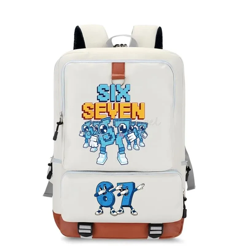 ruba un cerveau imprimé sacs à dos pour hommes sac à dos 67 six sept sac d'ordinateur sac à dos de voyage décontracté sac d'étudiant du lycée senior