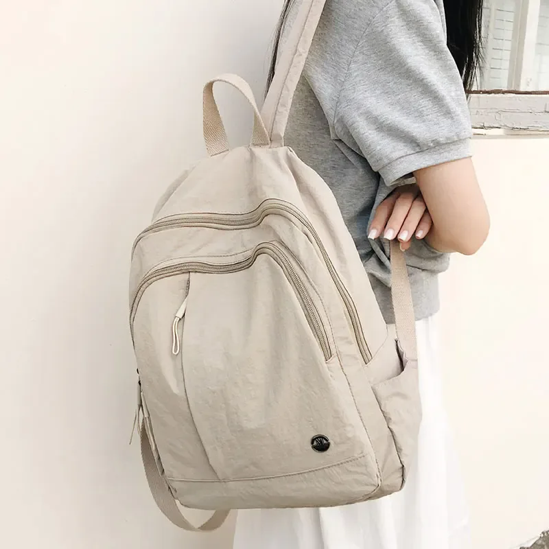 sac à dos décontracté pour femmes, léger et étanche, sac de voyage de grande capacité pour femmes, sac à dos d'école pour filles