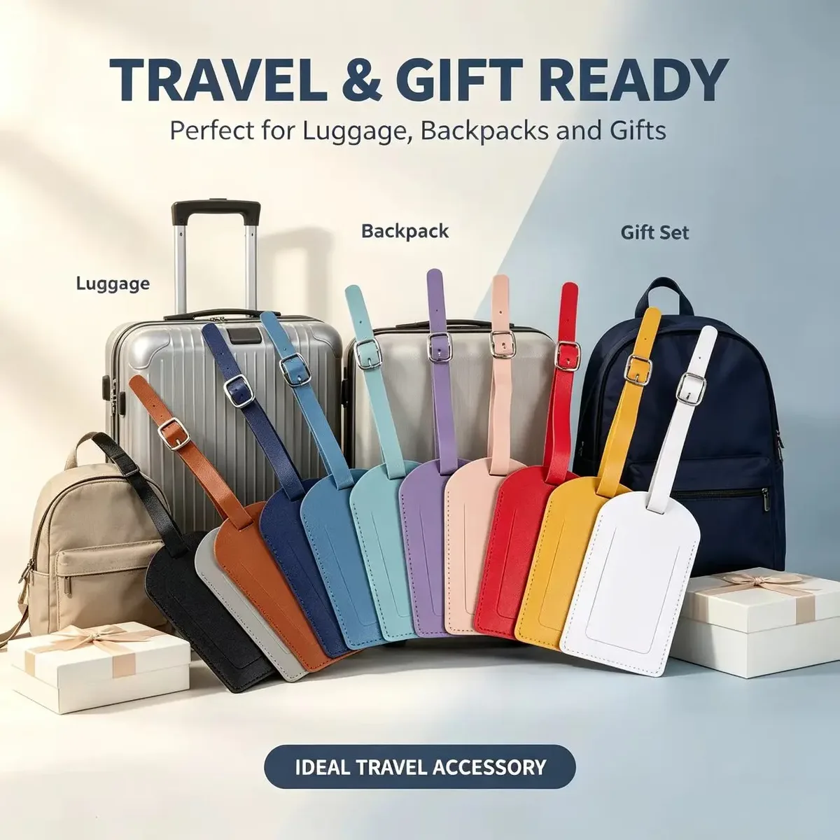 étiquette de bagage en pu légère et souple, accessoires de voyage, étiquette de bagage couleur voyage, étiquette de bagage avion, étiquette de valise carte d'embarquement en cuir pu
