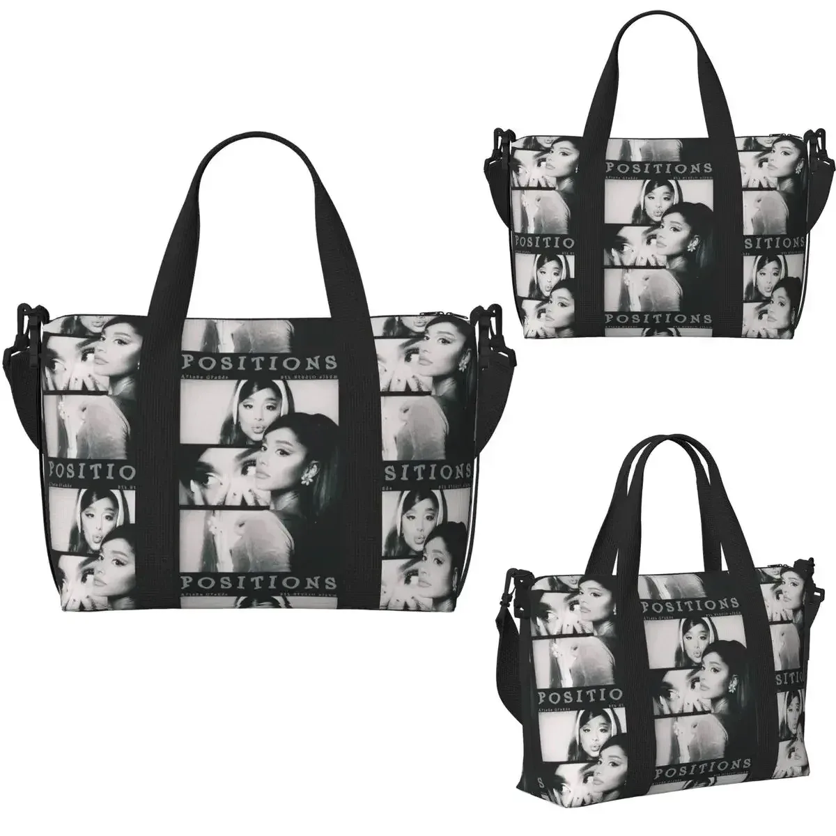 sac de voyage plage eternal sunshine, sac fourre-tout, sac de sport, sac de yoga, sac de shopping, sac à bandoulière pour femme, inspiré de l'album positions rewind d'ariana grande