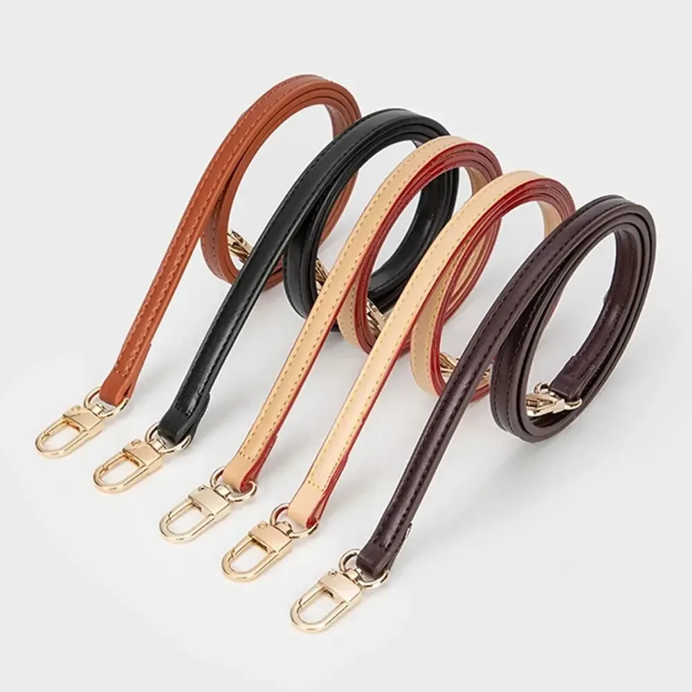 sangle de sac en cuir tendance, remplacement, réglable, ceinture de sac à main, couleur unie, fine, sangle de sac à bandoulière, accessoires de sac de haute qualité