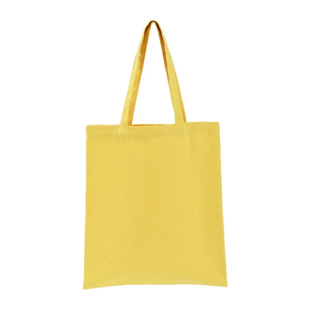 sac fourre-tout en toile naturelle vierge, sac en coton pour la sensibilisation écologique, les sorties décontractées et le shopping quotidien