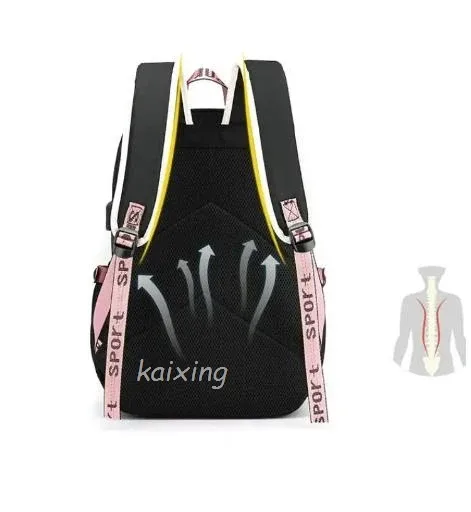 kawaii chaud katseye drôle impression sacs à dos doux capacité étudiant cartable collège étudiant patchwork ordinateur portable simple mochilas