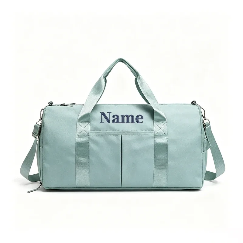 sac de sport personnalisé pour fille et garçon, broderie de nom, idéal pour l'école, le camping, les activités, les voyages de nuit, les week-ends, cadeau