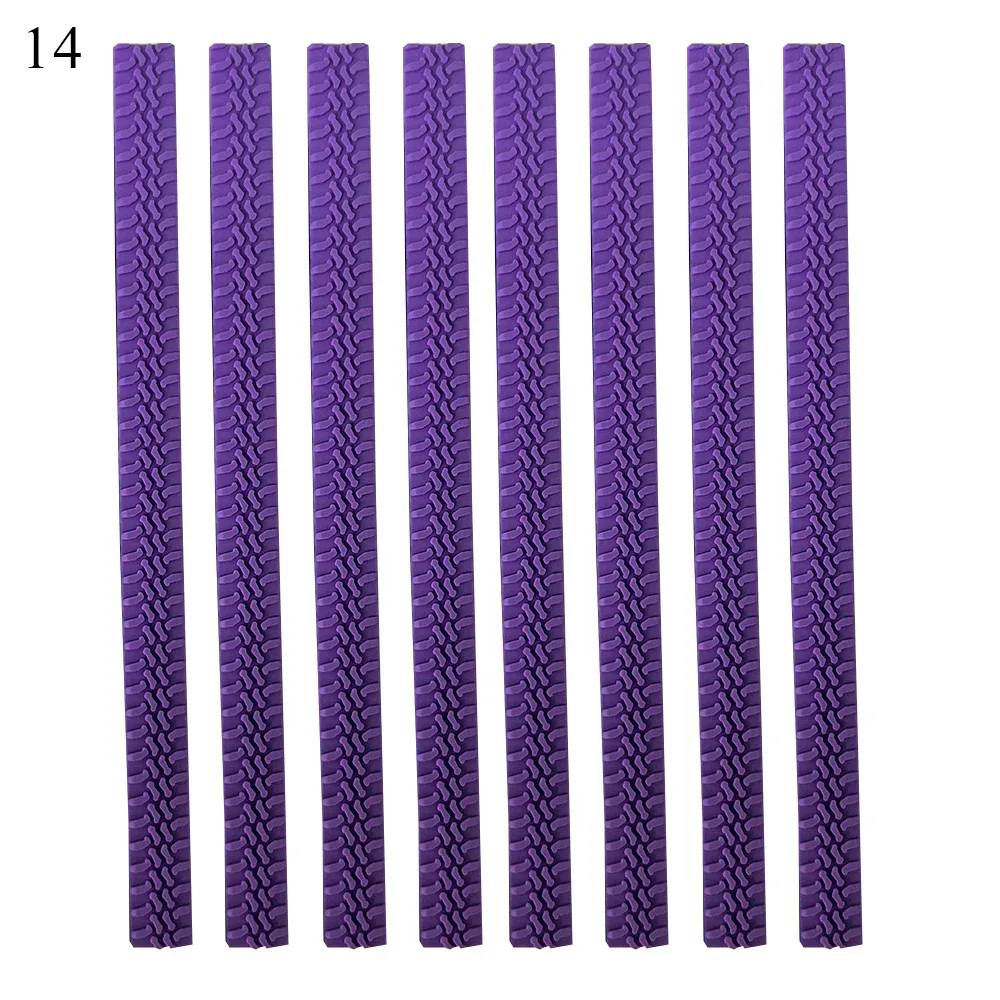 protection roues silicone texturée caoutchouc multicolores semi-circulaire accessoire bagage antichoc voyage trame imprimante pneu