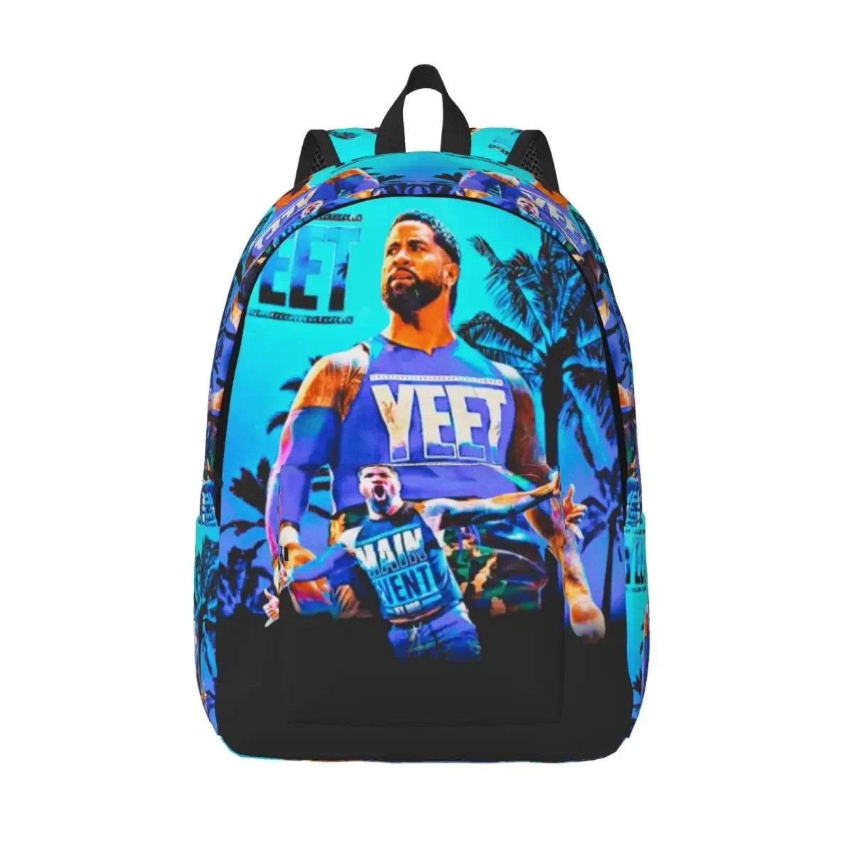jey uso yeet – sac à dos en toile classique pour hommes et femmes, sac à livres personnalisé pour étudiants, convient aux sacs pour ordinateur portable de 15 pouces, nouvelle collection