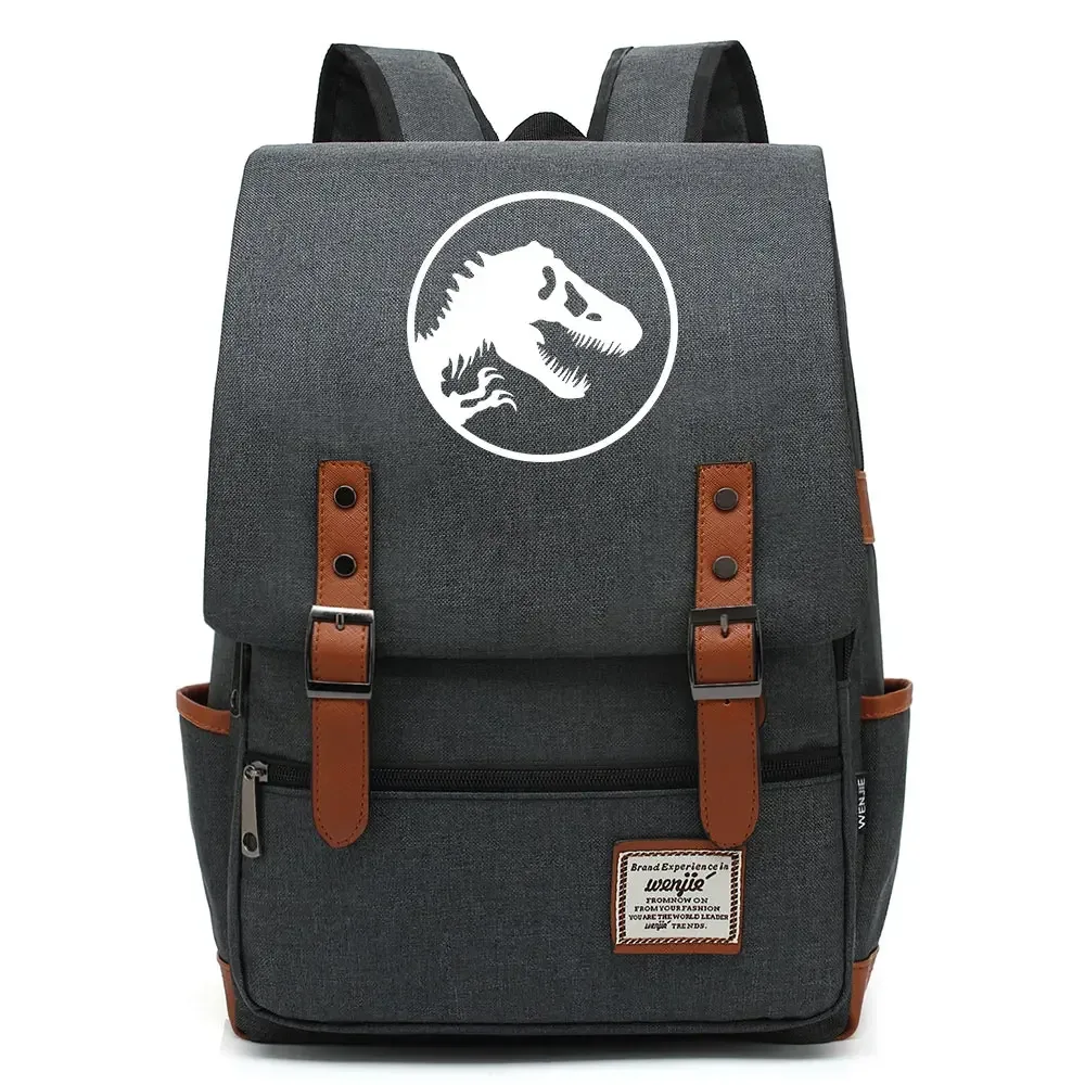 b3303 sac à dos tendance dinosaure jurassic park world avec boucle pour enfants, adolescents, étudiants, femmes et hommes