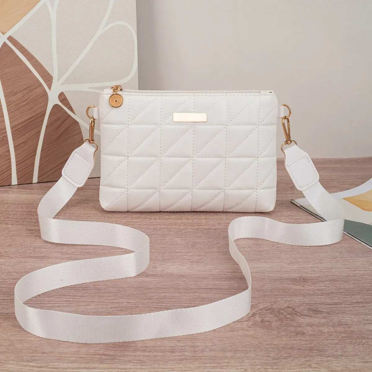 petit sac à main carré, mini sac pour téléphone, sac de style nouveau, broderie compacte, porte-monnaie triangulaire à la mode pour femmes