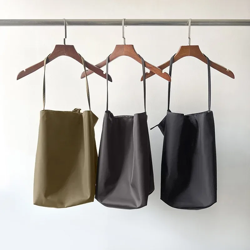 sac fourre-tout en nylon souple de grande capacité, bandoulière unique, sangle ouverte, sac à bandoulière unique, commconsulstyle