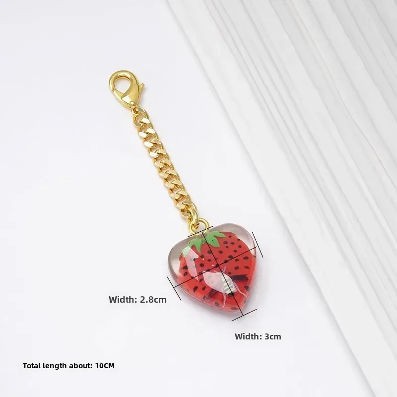 ophidia master craftsman sangle d'épaule allongée pour sac sous le bras, accessoire de ceinture, pendentif fraise, ceinture de sac à dos bandoulière