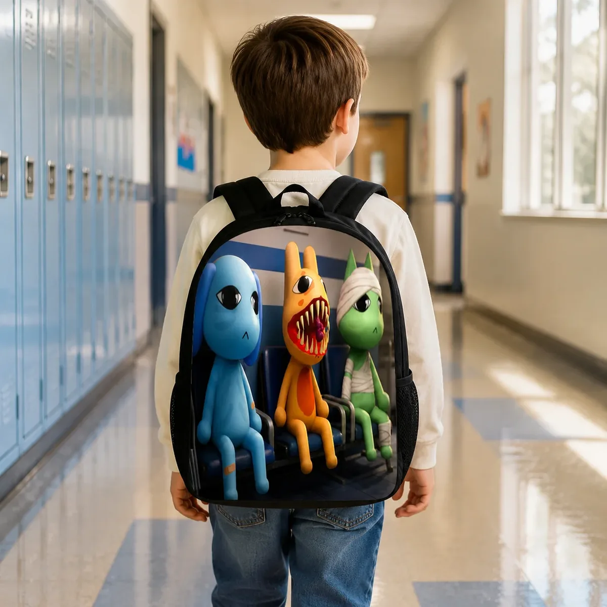 Sac à dos d'hôpital vétérinaire pour enfants garçons filles, grande capacité, léger et imperméable pour les élèves du primaire et du collège ﻿