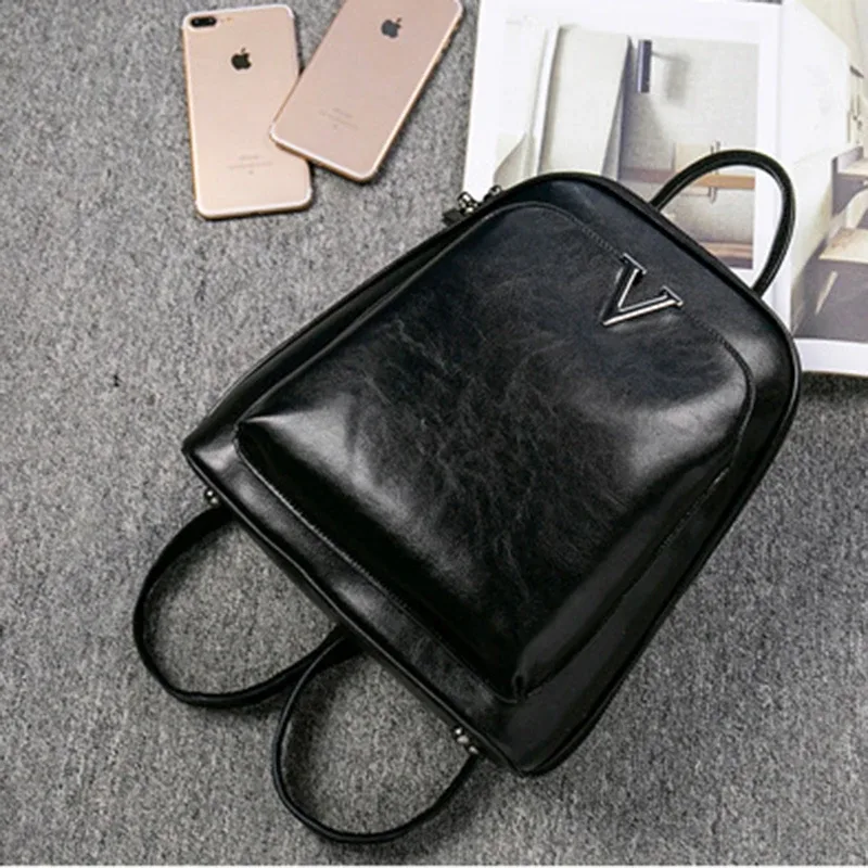 sac à dos en cuir véritable pour femme, sac à dos en cuir de vachette rétro, sac à dos pour femme, sacs à bandoulière initiés, sac à dos à l'huile, mode scolaire, avertir