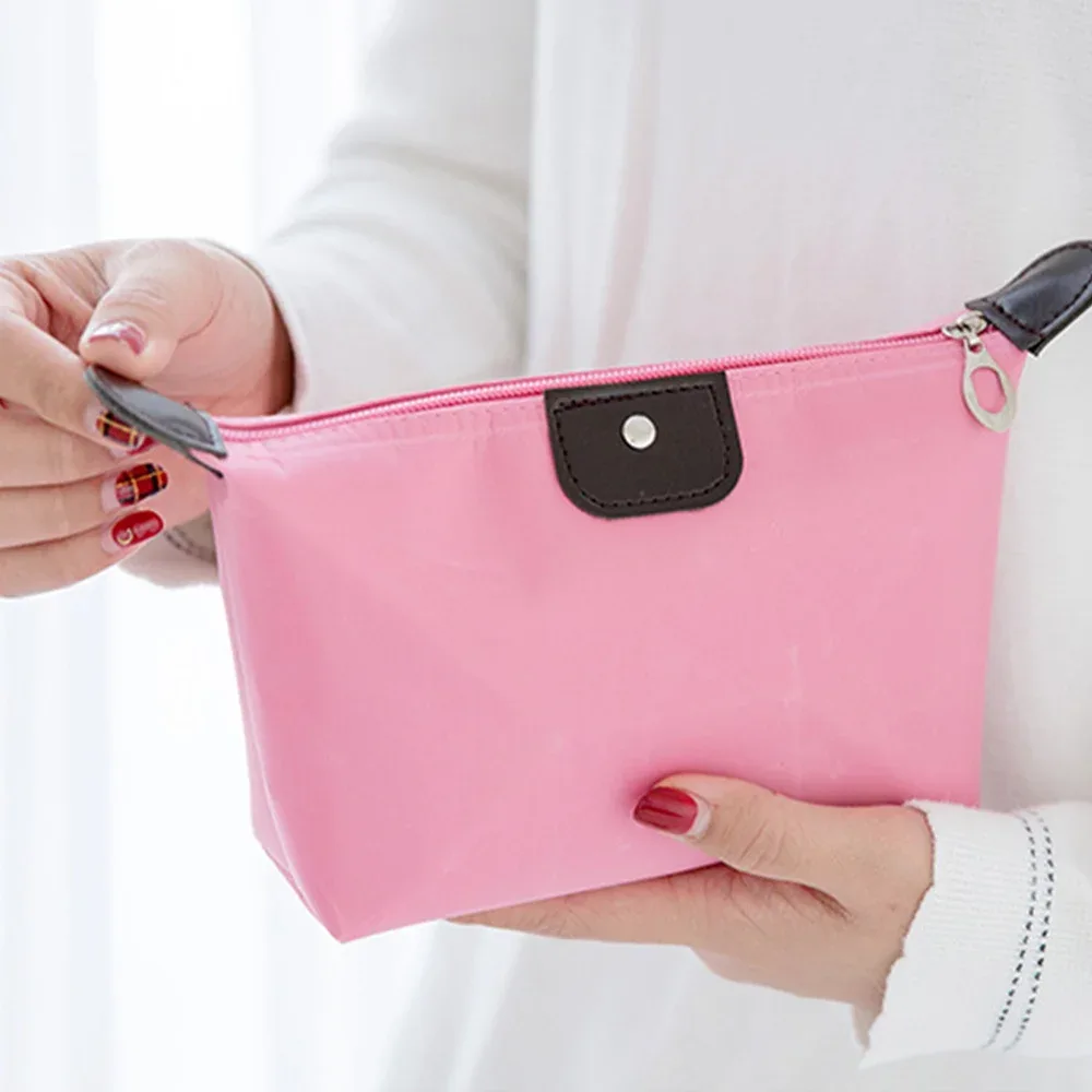 sac de maquillage portable pour femmes, sacs de rangement de voyage en plein air, organisateur étanche pour filles, produits de soins de peau, rouge à lèvres, sac cosmétique