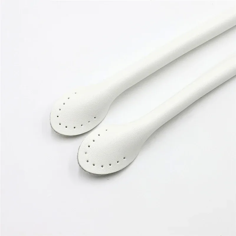 2 poignées en cuir de vachette durables de 40, 50, 60 cm, sangle détachable pour sacs à bandoulière, poignée en forme de feuille, sangle de remplacement diy faite à la main pour sac à main