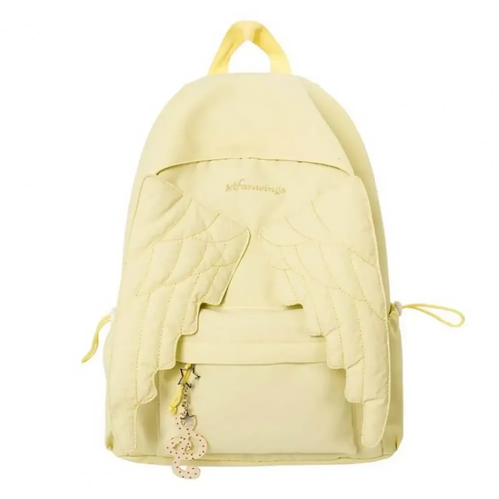 sac à dos angel wing pour femmes et filles, sac d'école léger en nylon, sac à dos de jour pour les voyages et les déplacements en plein air