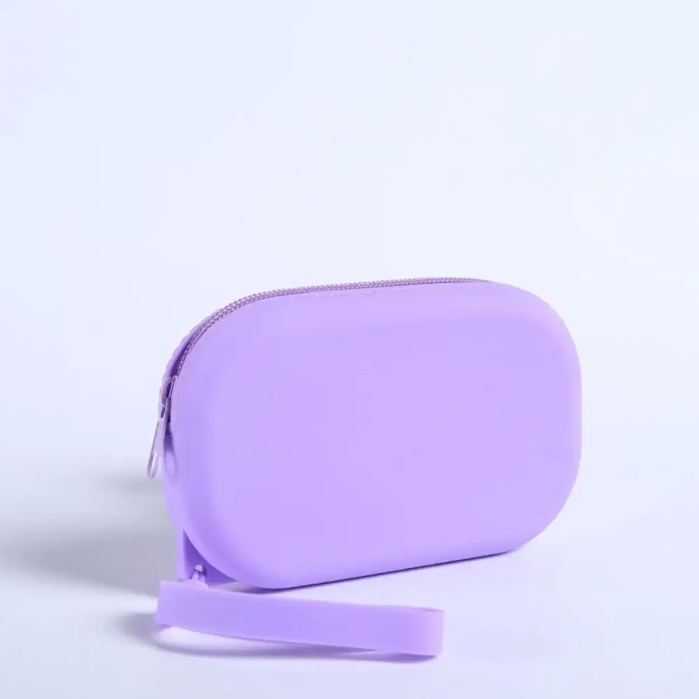 sac de rangement de cosmétiques en silicone, sac à main portable de voyage, organisateur de produits de toilette, sacs de maquillage à fermeture éclair, pochette étanche multifonctionnelle