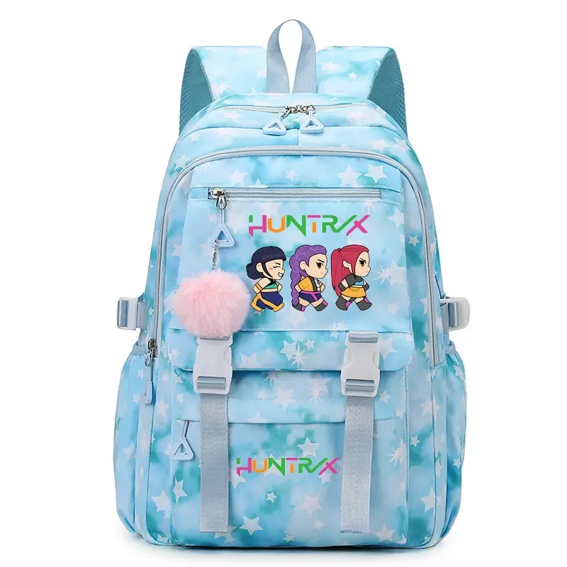 sac à dos kpop demon hunters, sac à dos léger et mignon, sac d'école pour fille, sac à dos décontracté pour les voyages et les trajets quotidiens
