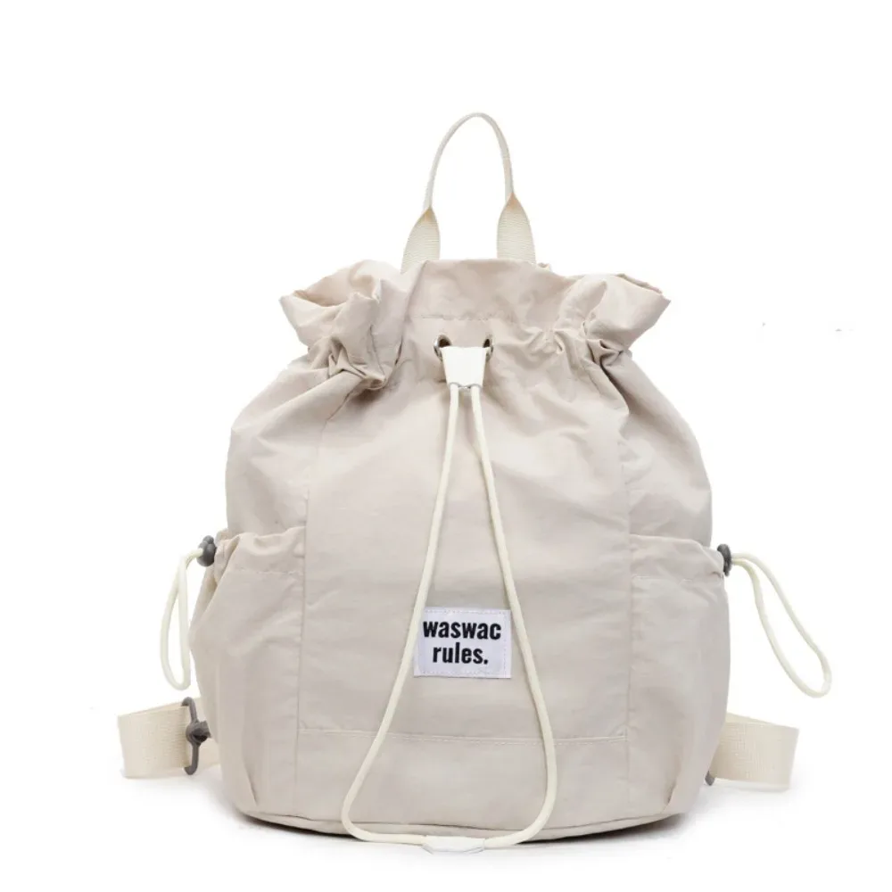 sac à dos de rangement de raquette de sport de grande capacité, sac à bandoulière léger de couleur unie pour fitness, sac de fitness à cordon en nylon pour badminton