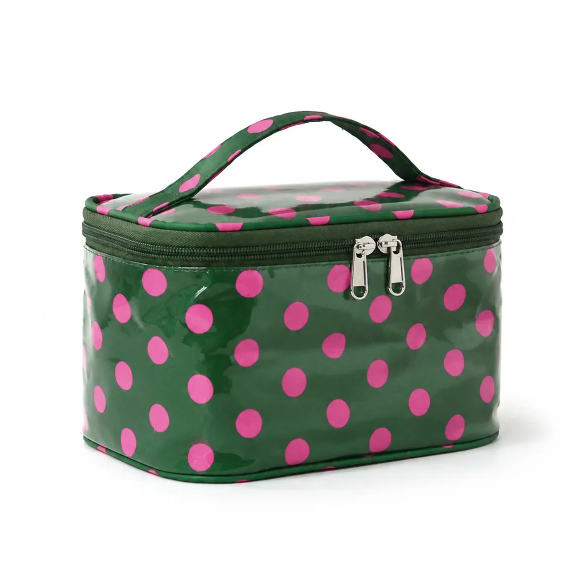 sac cosmétique à rayures en pvc de grande capacité, sac de rangement pour articles de toilette pour femmes, sac de maquillage portable, sac de voyage pour voyage d'affaires, soins de la peau