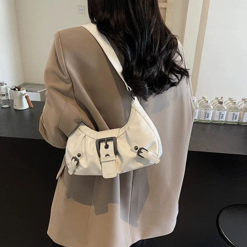 sac à bandoulière plissé rétro y2k pour femme, style maillard, sac sous le bras, pochette, sacs à main pour voyage, travail, shopping – vente chaude