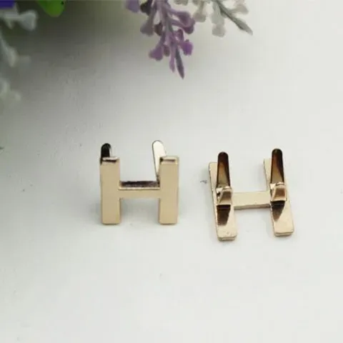 rivets métalliques anglais 26 lettres, 5 pièces, clous à griffes pour sacs, vêtements, chapeaux, décor en cuir, alphabets, artisanat fait à la main