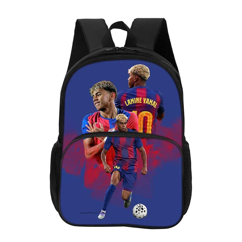 sac à dos l-lamin yamal avec poche avant, sac d'école pour étudiants, enfants, star du football, sac de sport, sac de voyage, sac à dos de grande capacité