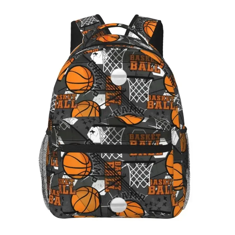 sacs à dos imprimés de basket-ball pour garçons/filles, meilleurs cadeaux pour enfants, sacs pour ordinateur portable à dessin animé 2d, cartable d'adolescent, loisirs en plein air