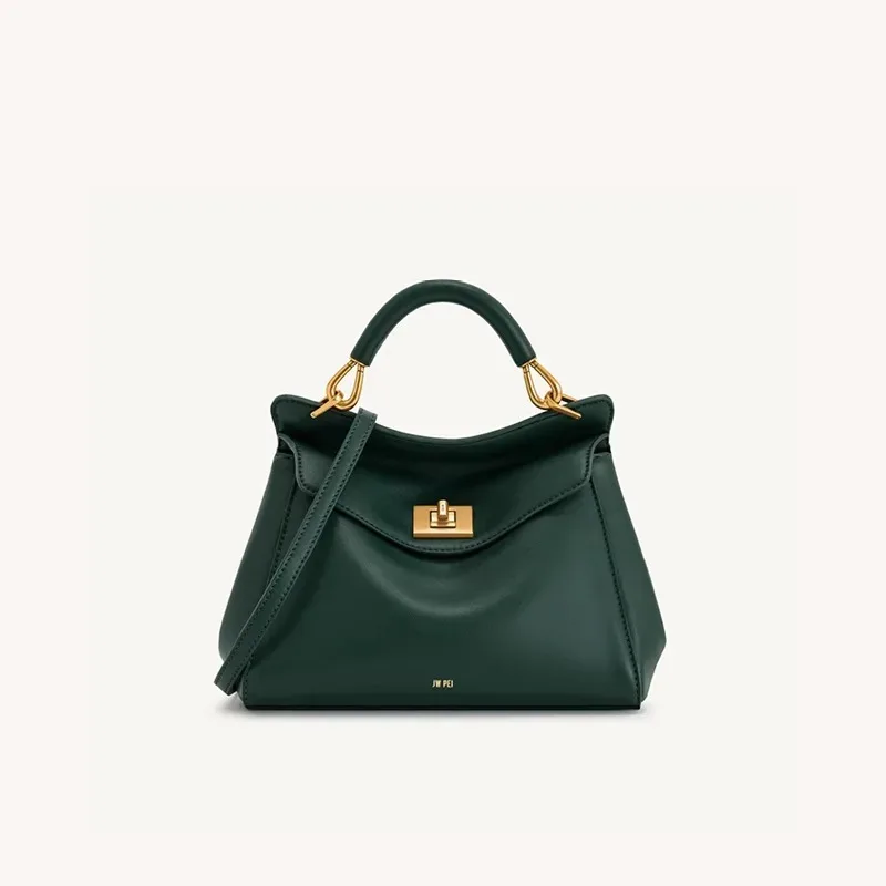 sac lock bag jw pei, sac à bandoulière en cuir véritable tendance, lucia lock bag, sac à main polyvalent haut de gamme