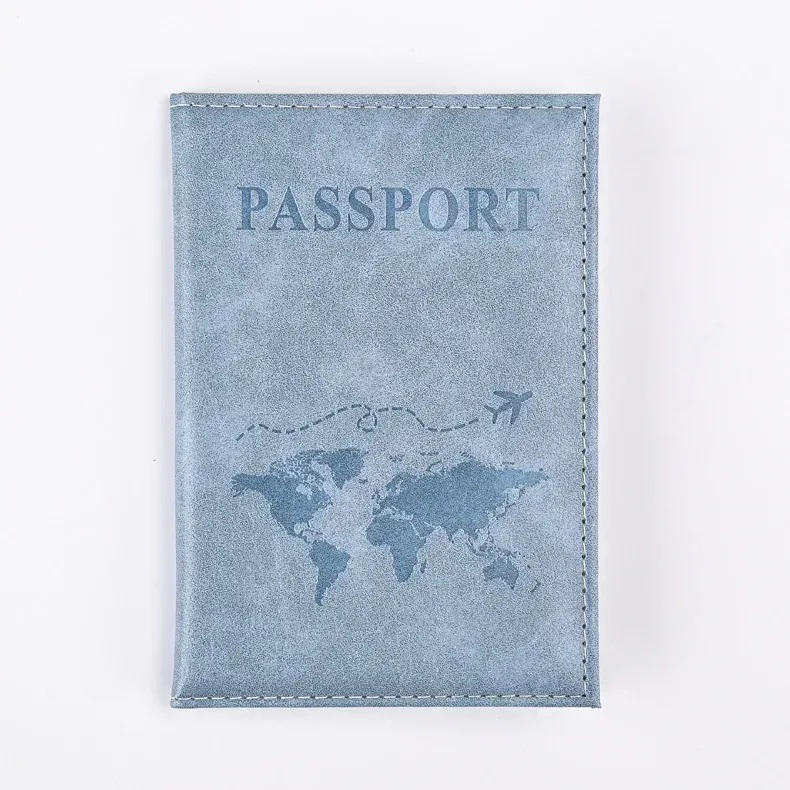porte-passeport, couverture portefeuille, essentiels de voyage, étui à cartes en cuir pu, accessoires de voyage internationaux pour femmes/hommes