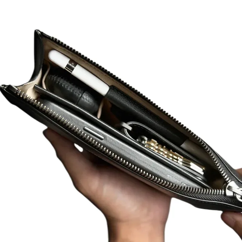 sac à main en cuir de luxe pour homme 109 essential case