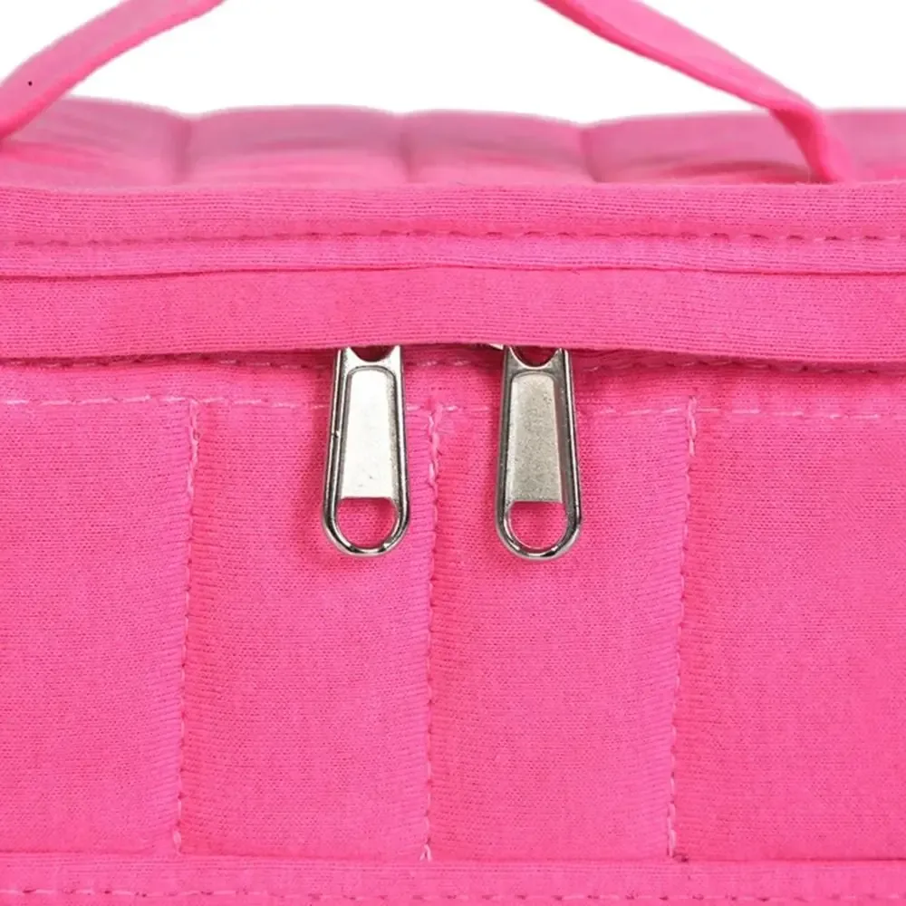 mallette de transport pour château essentiel, 8 grilles, étanche à l'humidité, antichoc, boîte d'évaluation cosmétique, poignée