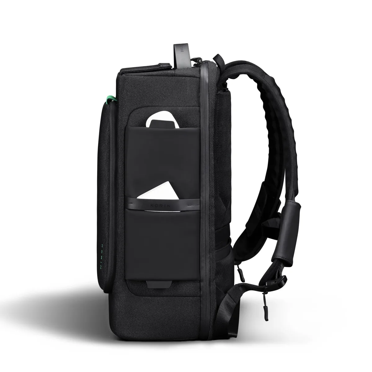 korin hubpack 33 sac à dos antivol et anti-coupure pour hommes et femmes, ordinateur portable 16 pouces, étanche, magnétique, 180 °   nouvelle porte de charge usb-c 2026
