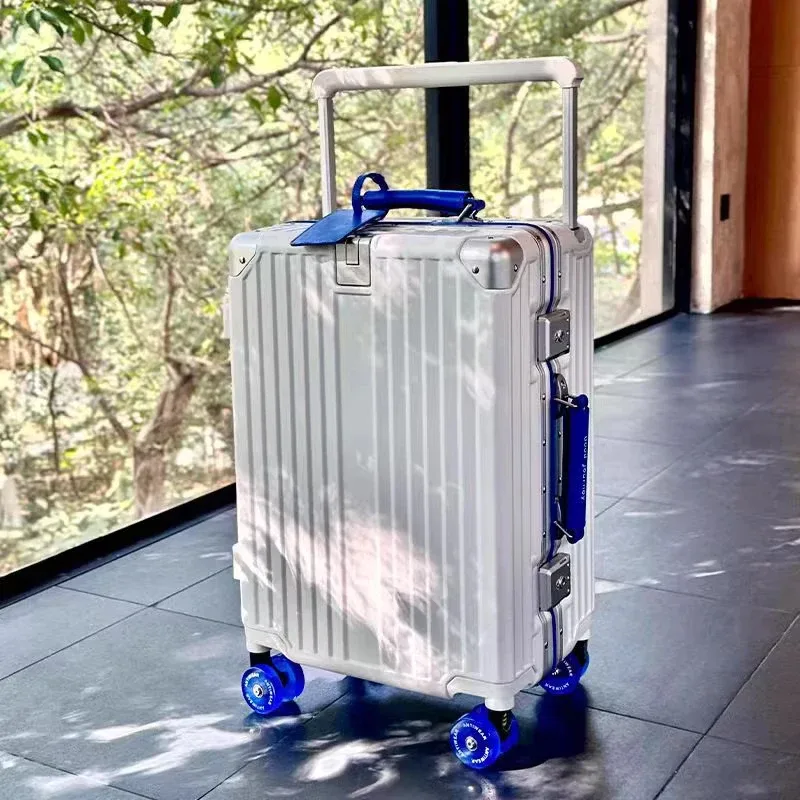colenara bagages sac de voyage 20 "24" 26 "28" 30 pouces grande capacité boîtier de chariot abs + pc boîte d'embarquement valise à cadre en aluminium