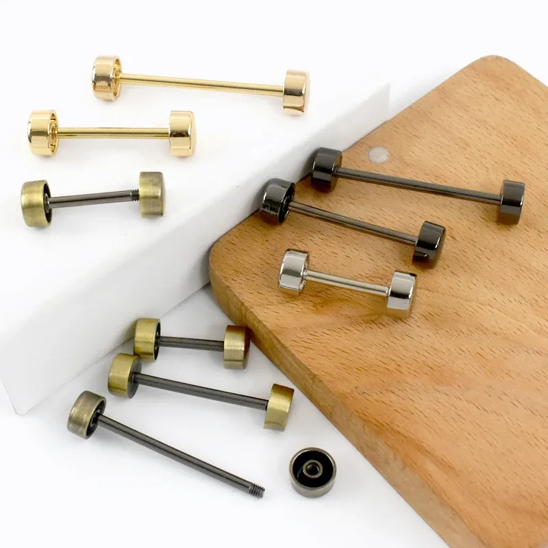 deepeel – boucle à vis de roue détachable, 15-40mm, fermoir d'haltère en métal, poignée de sangle de sac à main, accessoires de quincaillerie pour bagages, bricolage, 10 pièces