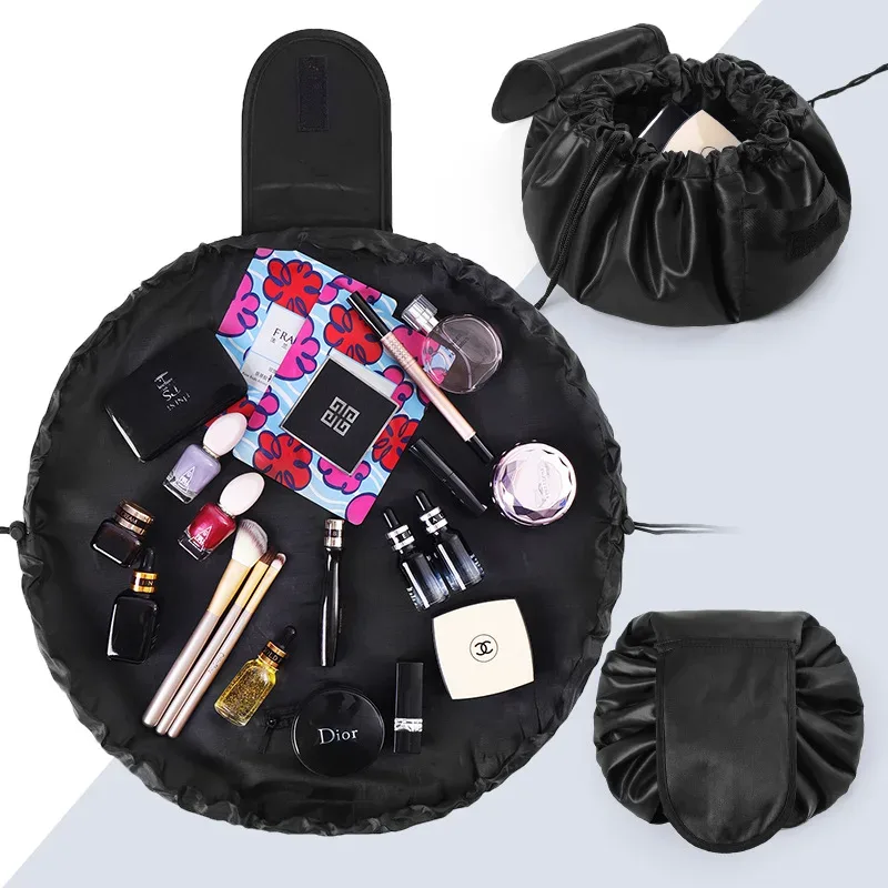 nouvelle trousse de toilette portable pour femme, sac de rangement à cordon de serrage grande capacité, best-seller