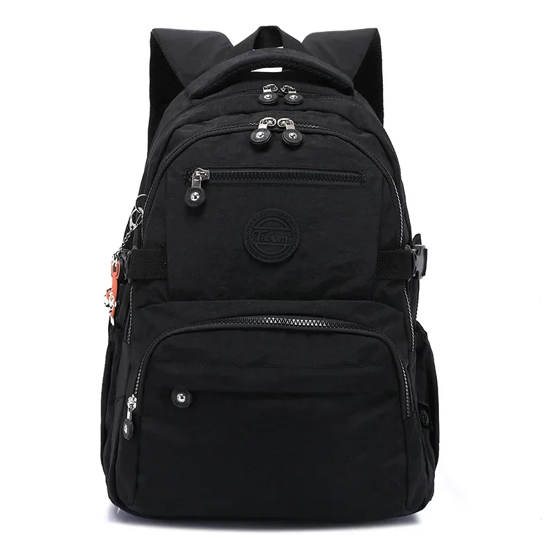 haute qualité nylon imperméable a4 étudiant cartable femmes hommes sac à dos léger sac de voyage bleu vert noir rouge rose m2303