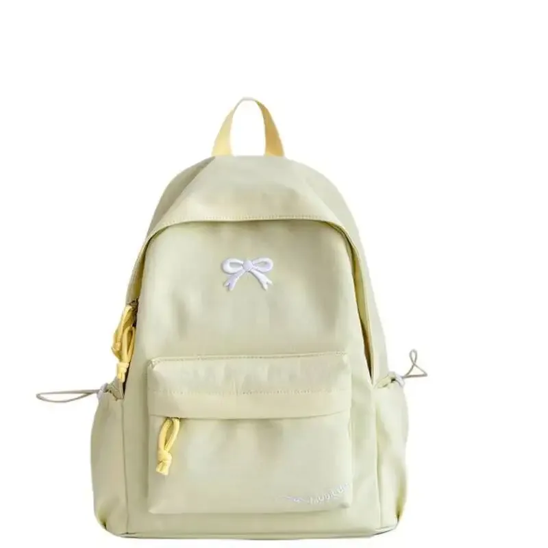 nouveau sac à dos brodé élégant style coréen japonais mignon sac d'école décontracté pour filles étudiants sac de voyage pour les déplacements quotidiens