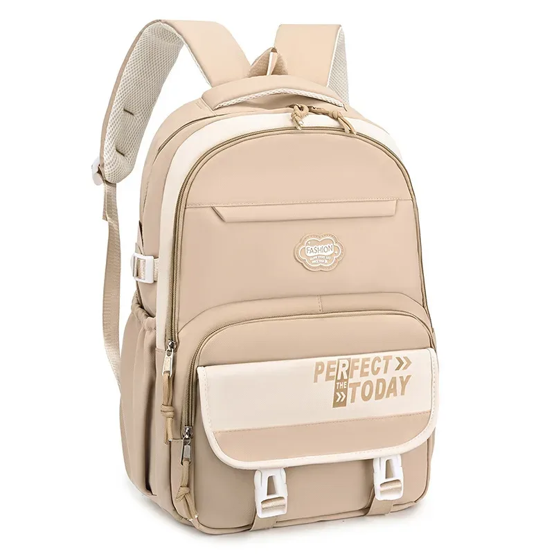 sac à dos de voyage simple de grande capacité pour filles, sac à dos léger et décontracté pour collège, sacs à double épaule, haute qualité
