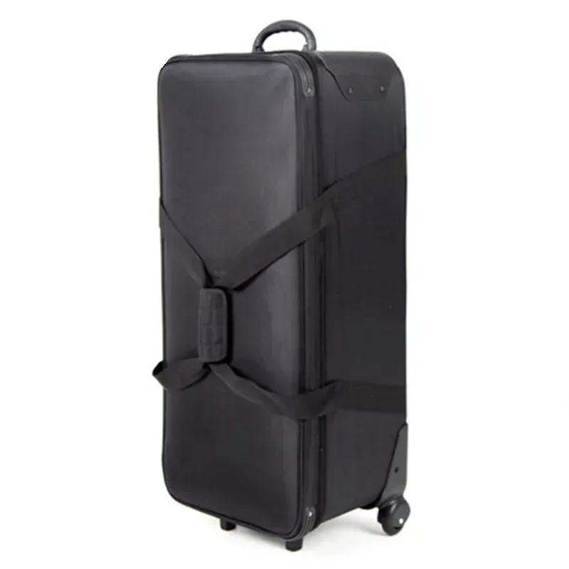 valise de transport à roulettes pour lampes photographiques, grande capacité, chariot professionnel pour la photographie, sac de studio à roulettes