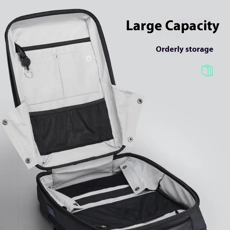 mark ryden – sac à dos rigide à double épaule pour hommes, sac pour ordinateur portable d'affaires, univers pour étudiants, sac à livres décontracté à haute sensibilité