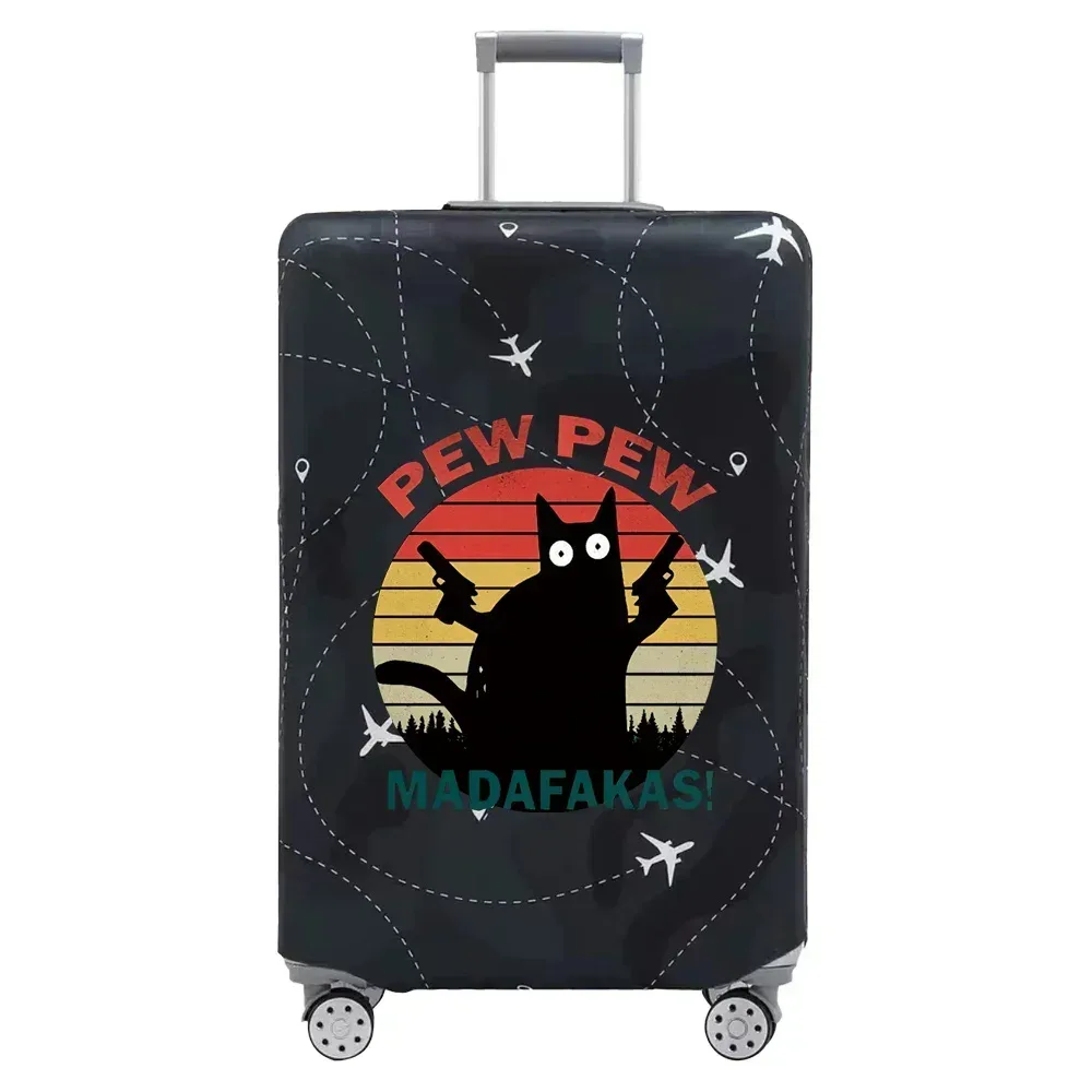 juste de protection en tissu pour bagages, housse anti-poussière, valise anti-rayures imbibée pour sac de 18 à 32 pouces, motif pew, accessoires de voyage