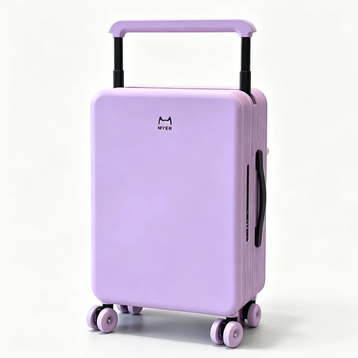 valise de voyage multi-couleurs tendance en polycarbonate rigide 20 pouces, bagage cabine pour femme, à roulettes, avec poignée large, compatible tsa