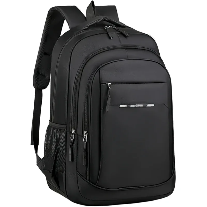 sac à dos pour ordinateur portable confortable et rembourré pour hommes, en tissu oxford, avec sangle pour bagages, idéal pour l'école, le travail et les voyages en plein air.