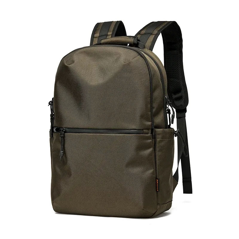 style simple étanche grande capacité hommes voyage sac à dos noir marron extérieur sac à dos 16 pouces ordinateur portable adolescents sac d'école