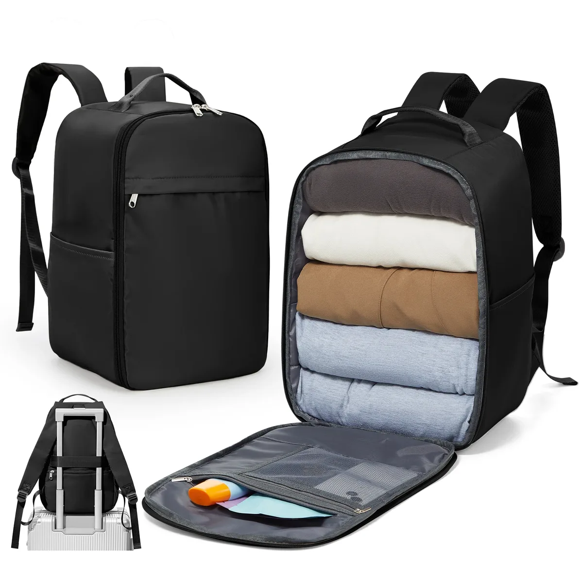 sac à dos de voyage pour cabine d'avion 45x36x20 pour easyjet, sac à dos de cabine, valise, bagage à main pour voyage, école
