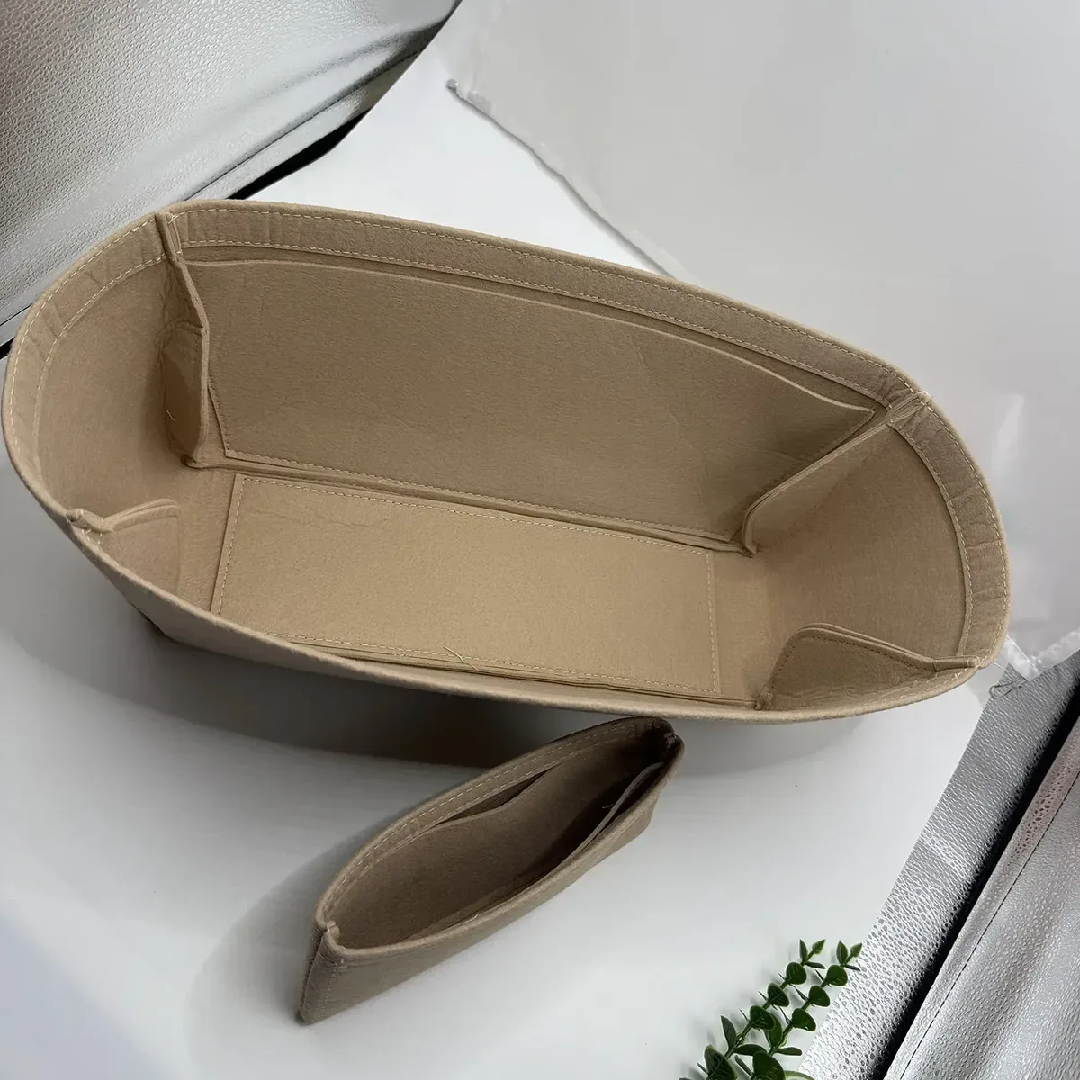 pochette de rangement de doublure et sac à main de doublure intérieure d'organisation pour grand fourre-tout cyme, organisateur d'insertion pour sac fourre-tout cyme