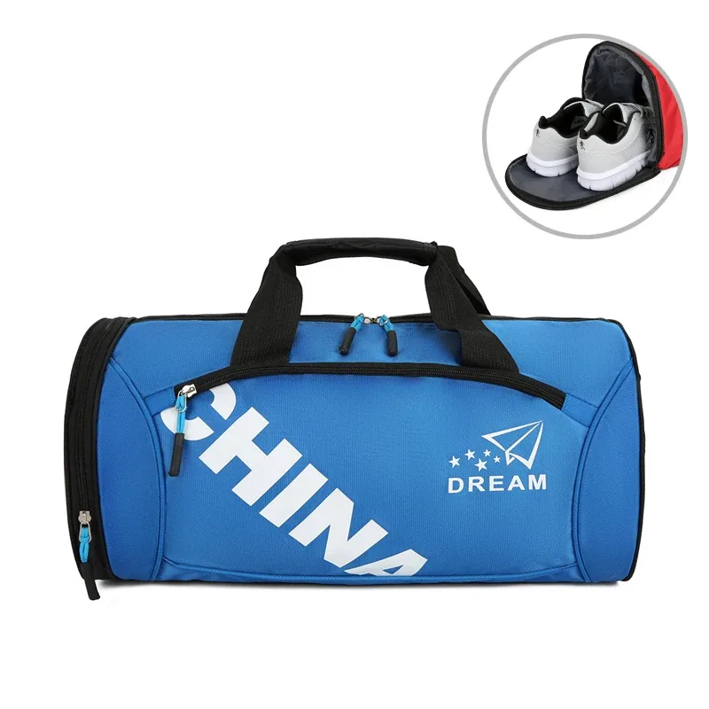 sac de sport avec logo personnalisé pour hommes et femmes, sac d'entraînement de fitness, sac de sport étanche en plein air, sac initié, motif de nom personnalisé