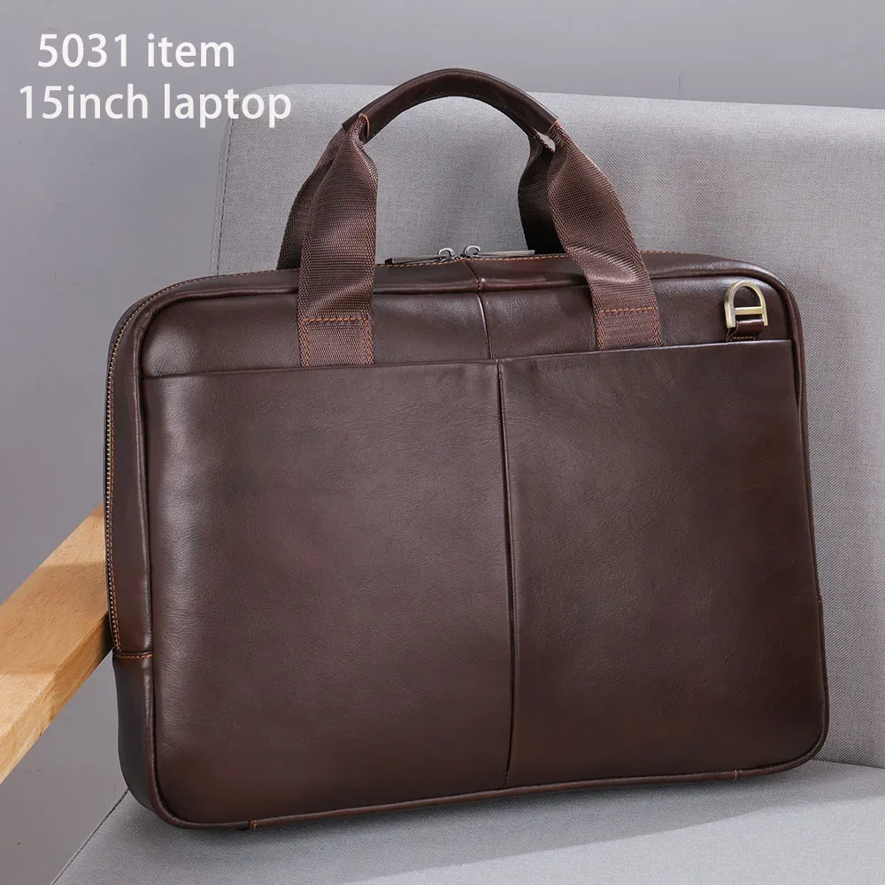 westal sac pour hommes en cuir véritable hommes porte-documents pour ordinateur portable 14 messager hommes sac en cuir portefeuille d'affaires pour document a4 7022