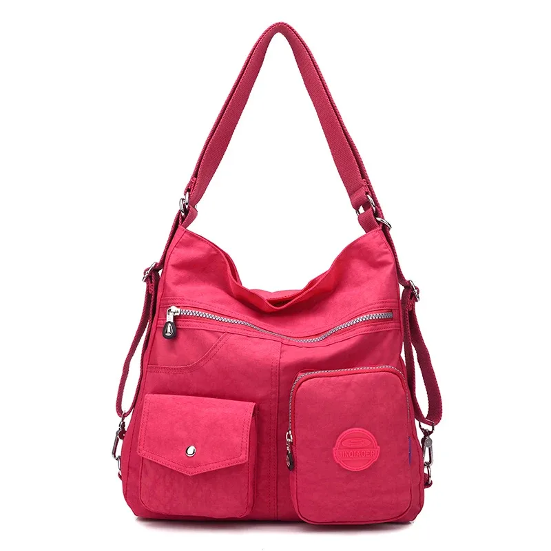 style preppy femmes sac à dos en nylon sacs d'école naturels pour adolescent décontracté femme sacs à bandoulière mochila voyage bookbag sac à dos